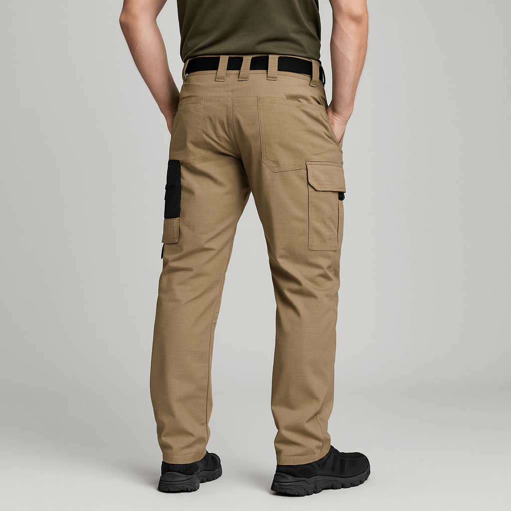 Soviska | Kamuflażowe spodnie taktyczne z tkaniny ripstop