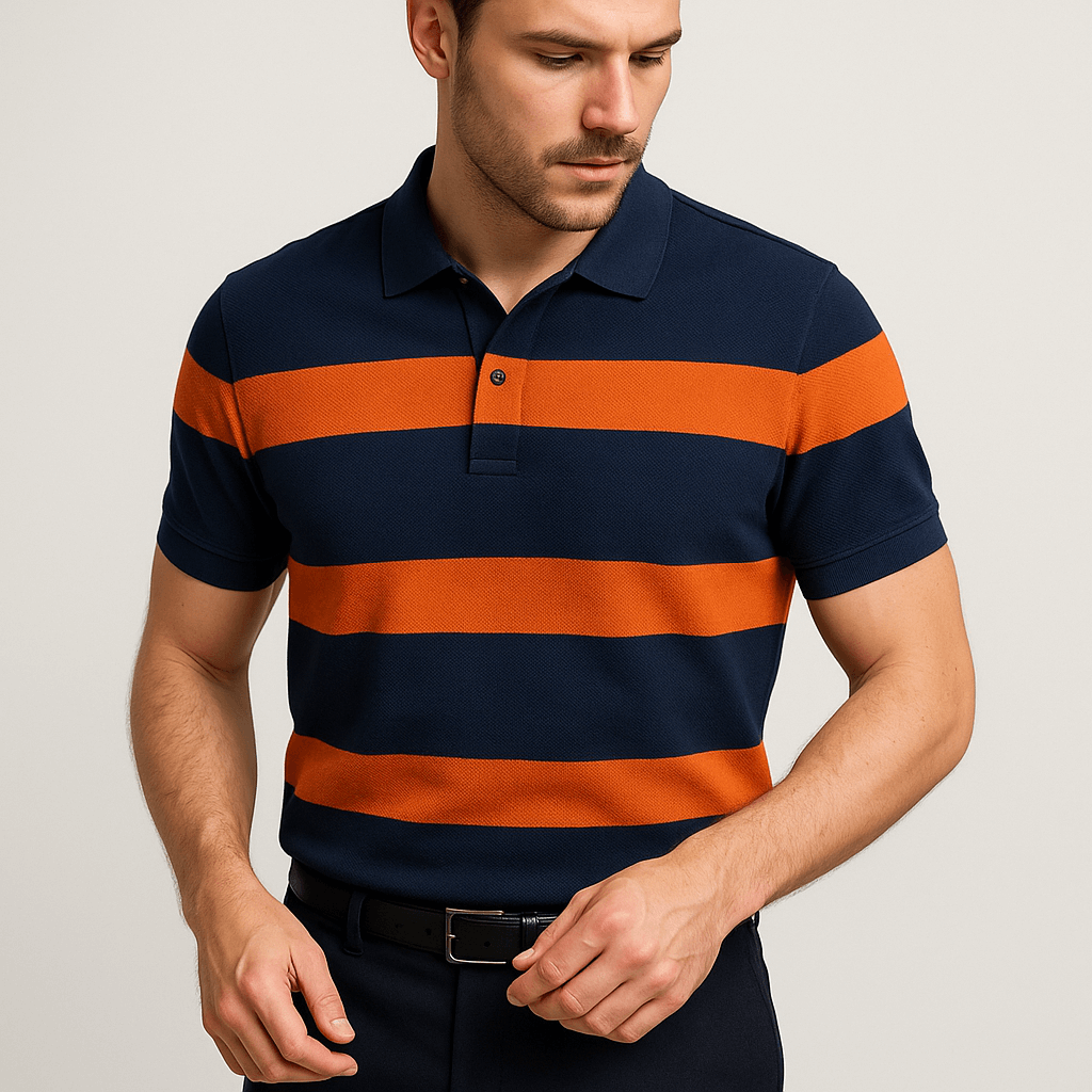 Soviska | Klasyczna koszulka polo w paski