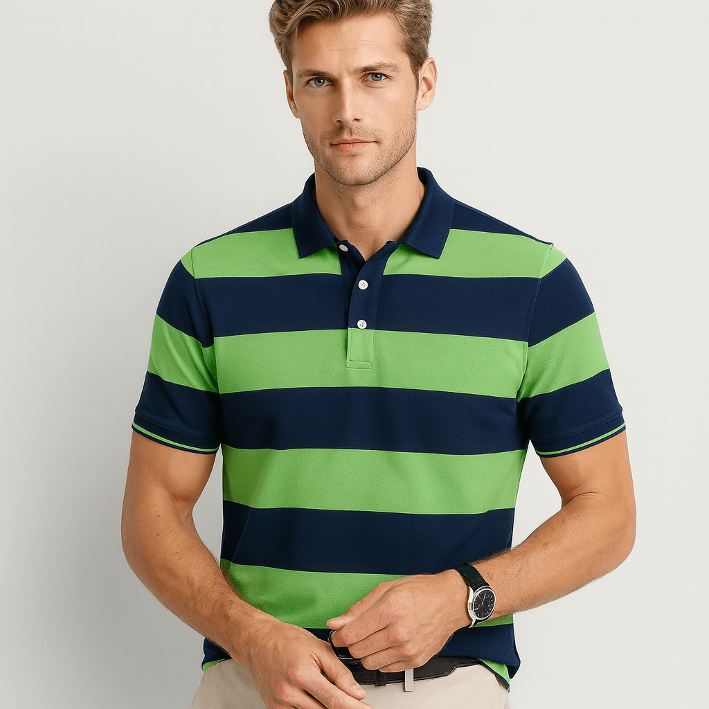 Soviska | Klasyczna koszulka polo w paski