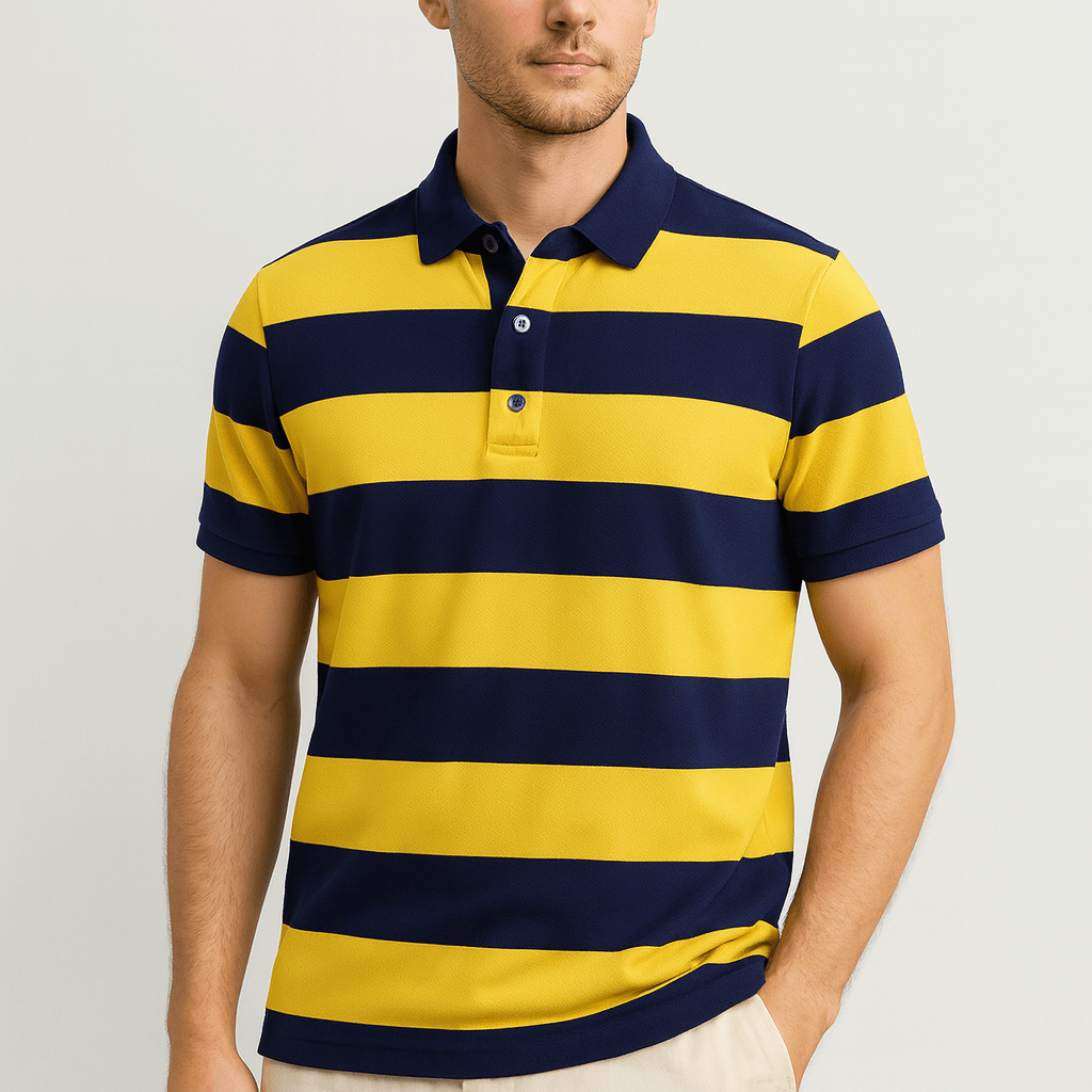 Soviska | Klasyczna koszulka polo w paski