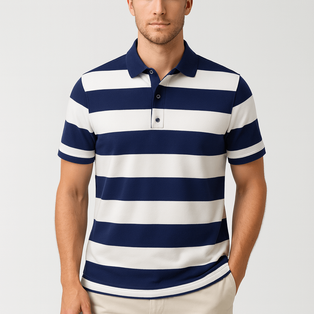 Soviska | Klasyczna koszulka polo w paski