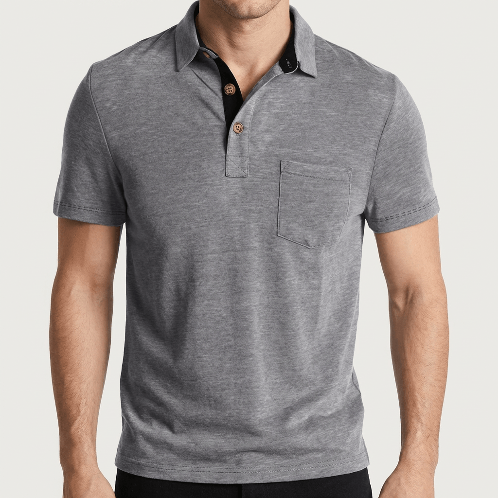 Soviska | Klasyczna koszulka polo ze stylowym kołnierzykiem