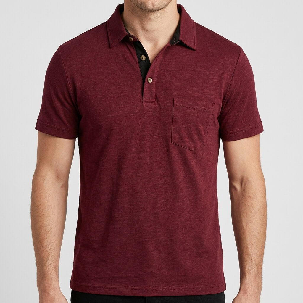 Soviska | Klasyczna koszulka polo ze stylowym kołnierzykiem