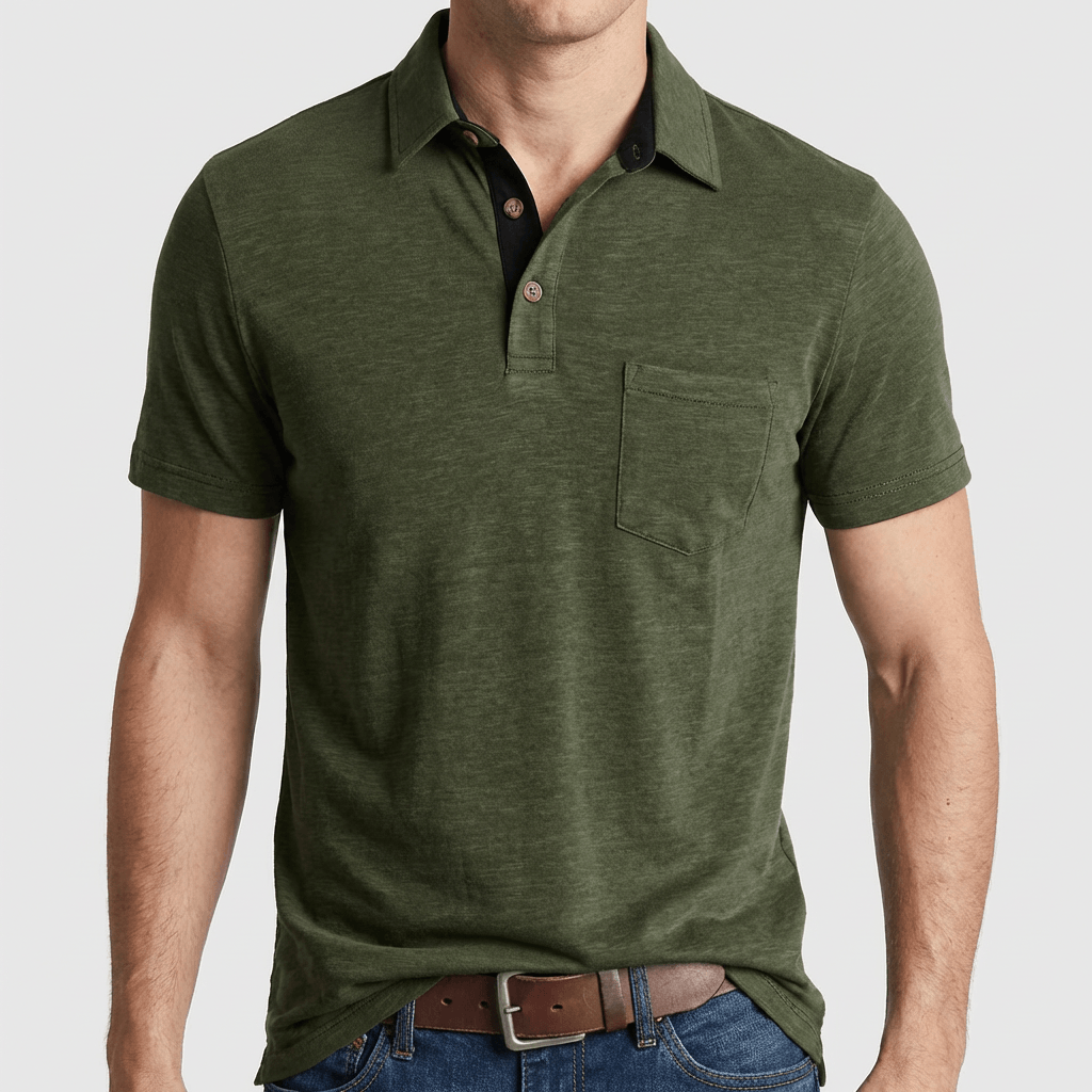 Soviska | Klasyczna koszulka polo ze stylowym kołnierzykiem