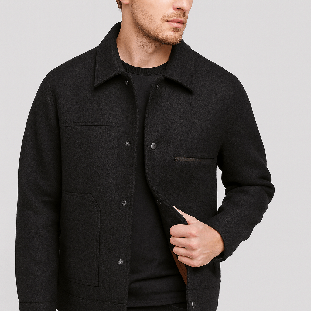 Soviska | Klasyczna wełniana kurtka