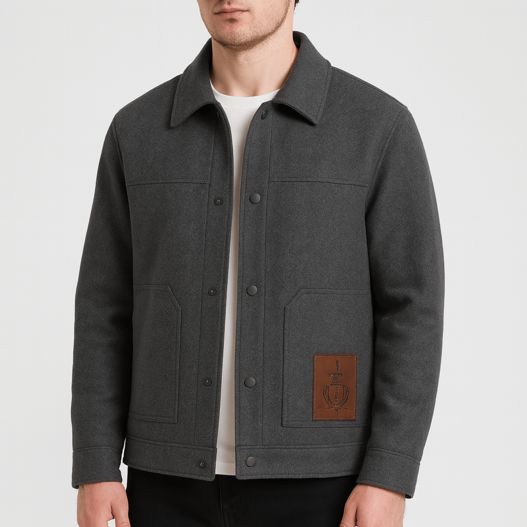 Soviska | Klasyczna wełniana kurtka
