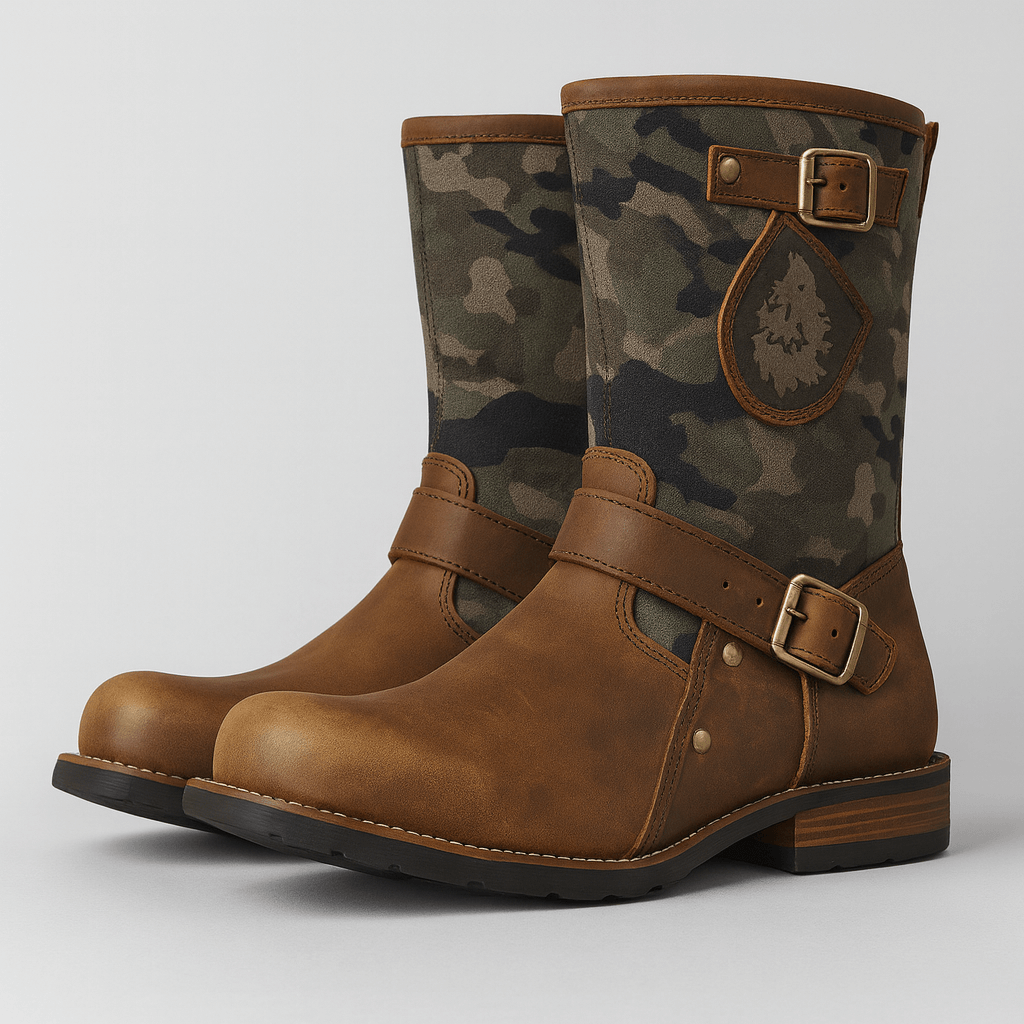 Soviska | Klasyczny krój butów kowbojskich z solidnym obcasem