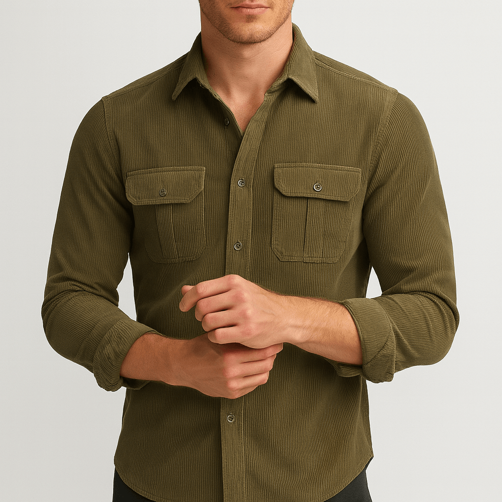 Soviska | Klasyczny krój koszuli z kieszeniami