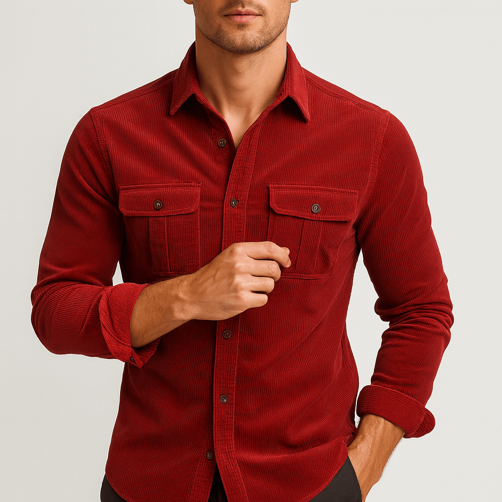 Soviska | Klasyczny krój koszuli z kieszeniami