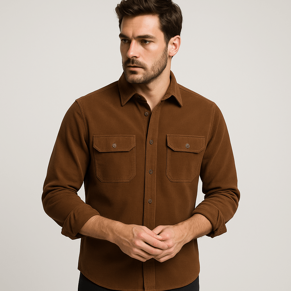 Soviska | Klasyczny krój koszuli z kieszeniami