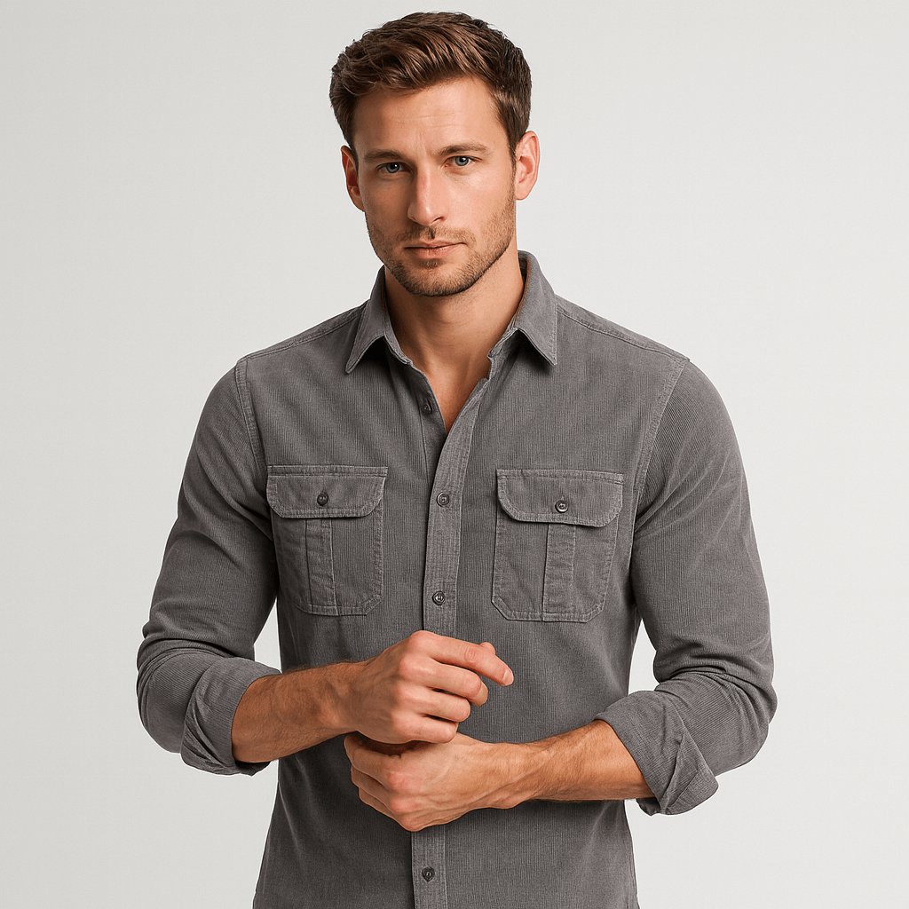 Soviska | Klasyczny krój koszuli z kieszeniami