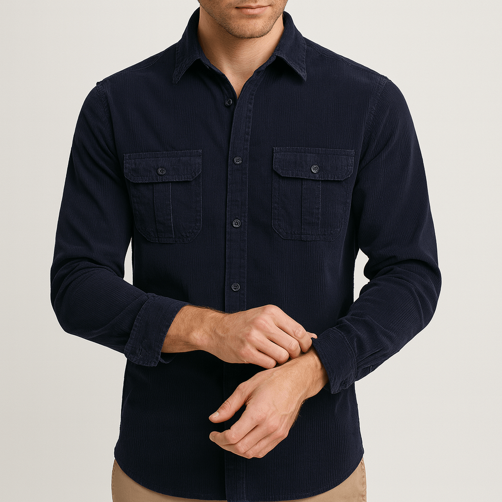 Soviska | Klasyczny krój koszuli z kieszeniami