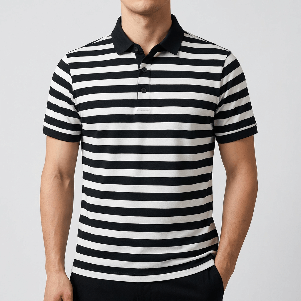 Soviska | Klasyczny krój polo w paski