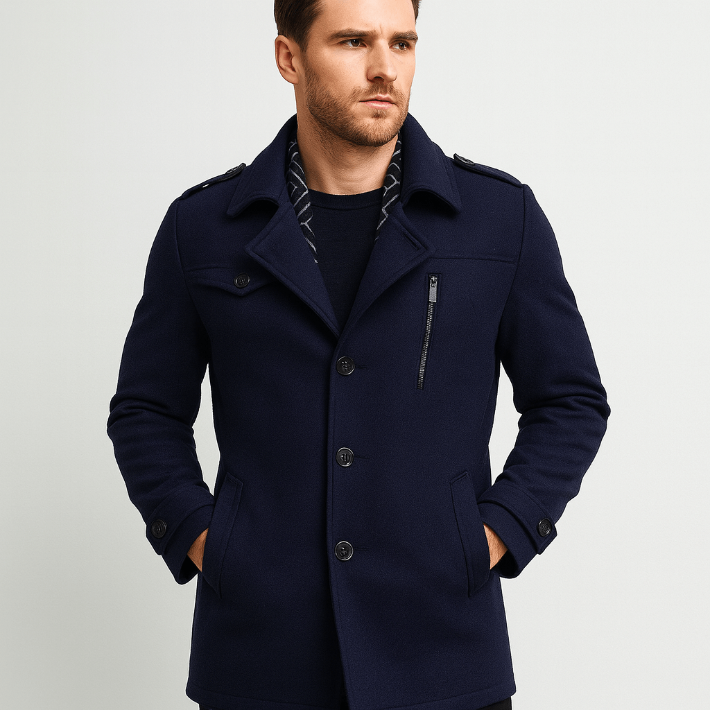 Soviska | Klasyczny płaszcz zimowy z skuteczną izolacją termiczną