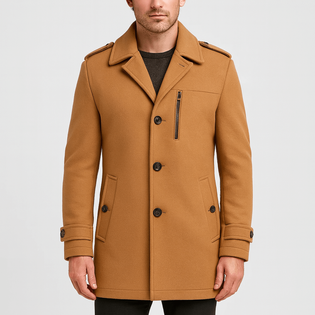 Soviska | Klasyczny płaszcz zimowy z skuteczną izolacją termiczną