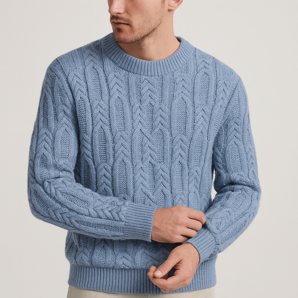 Soviska | Klasyczny sweter dzianinowy
