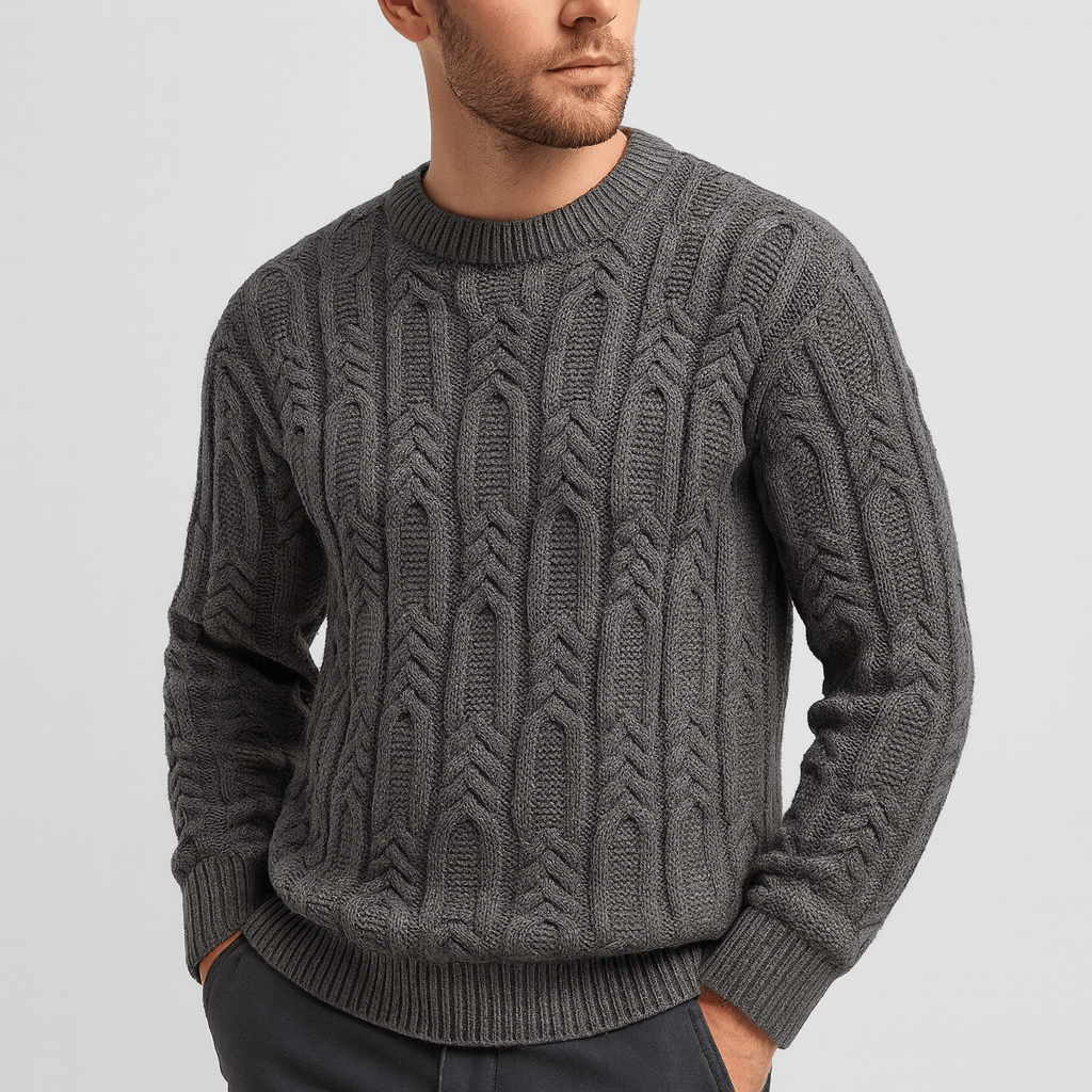 Soviska | Klasyczny sweter dzianinowy