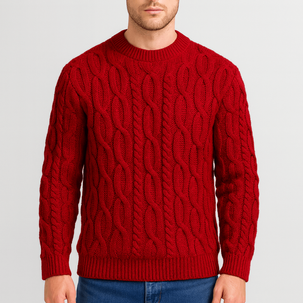 Soviska | Klasyczny sweter dzianinowy