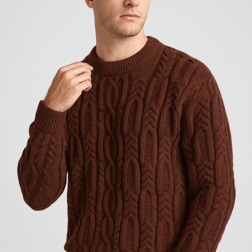 Soviska | Klasyczny sweter dzianinowy