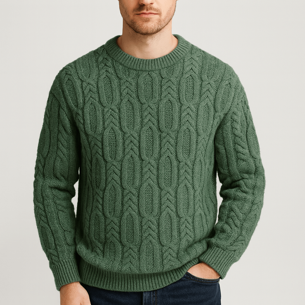 Soviska | Klasyczny sweter dzianinowy