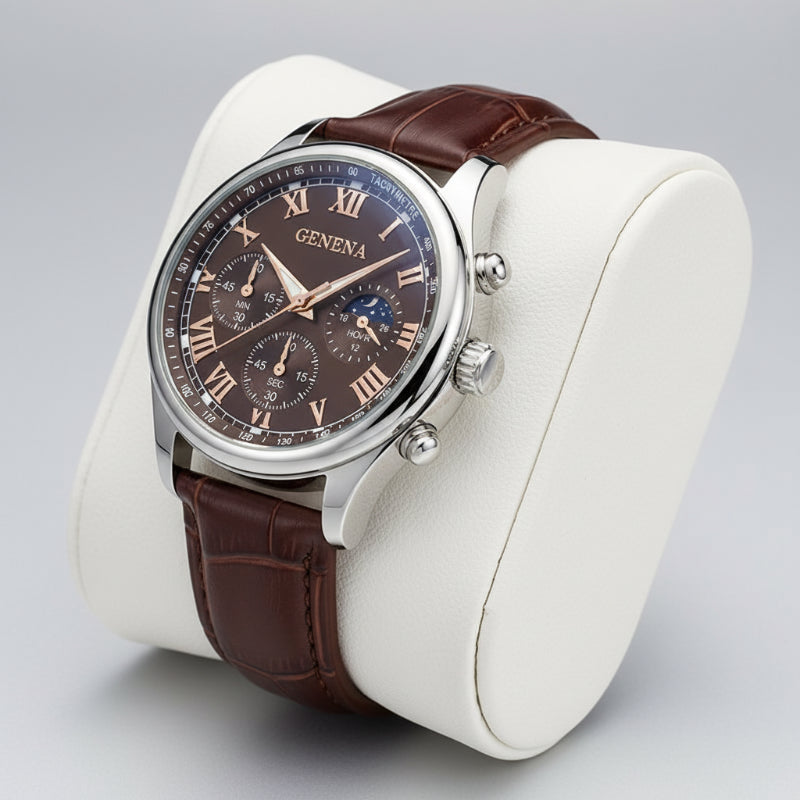 Soviska | Klasyczny zegarek z syntetyczną bransoletą