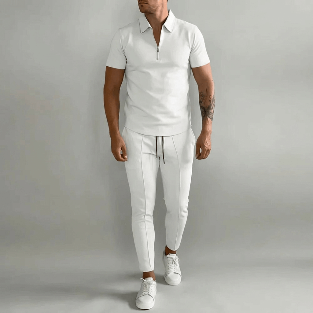 Soviska | Komplet — koszulka polo i eleganckie spodnie