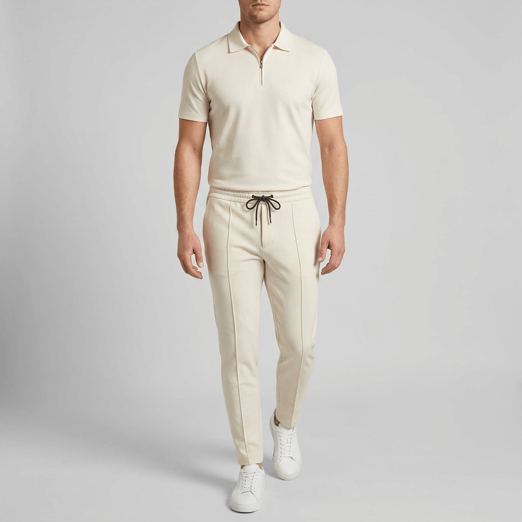 Soviska | Komplet — koszulka polo i eleganckie spodnie