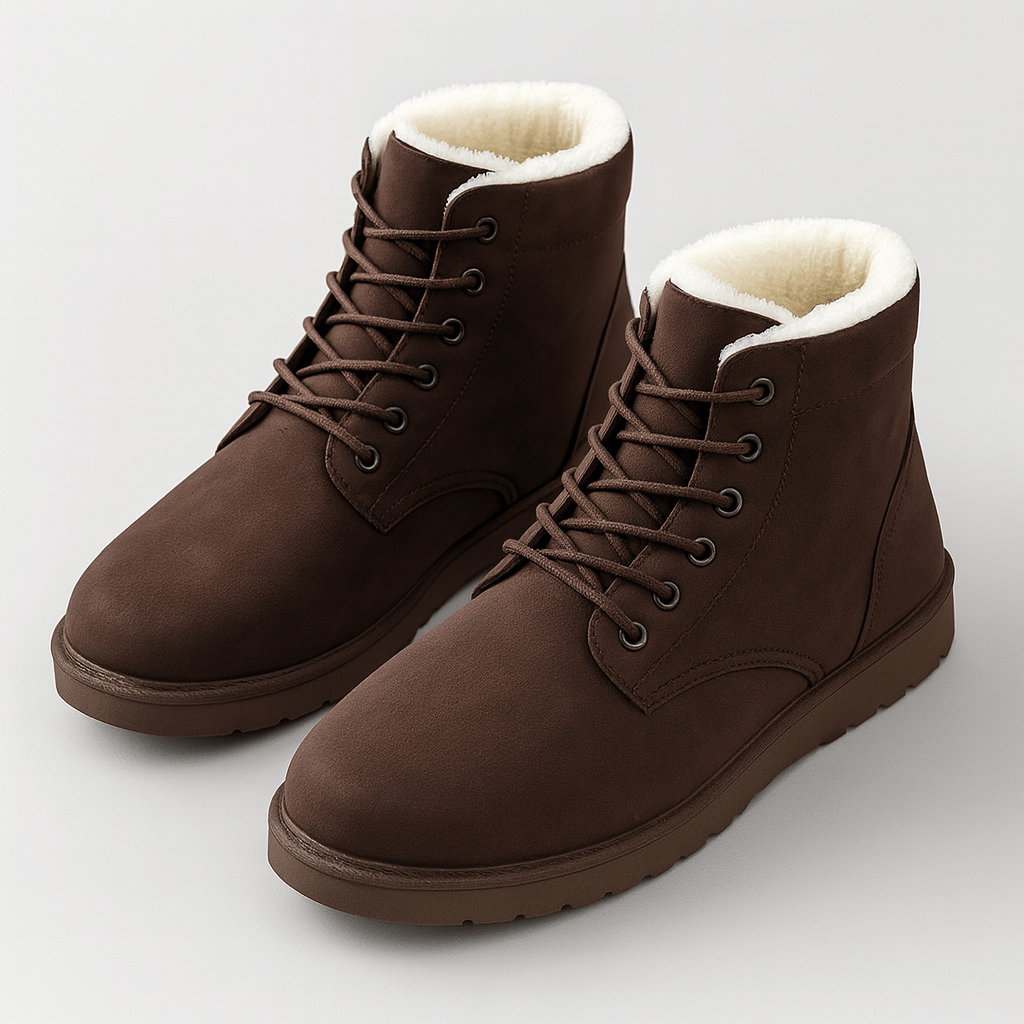 Soviska | Koronkowe buty zimowe z miękką podszewką