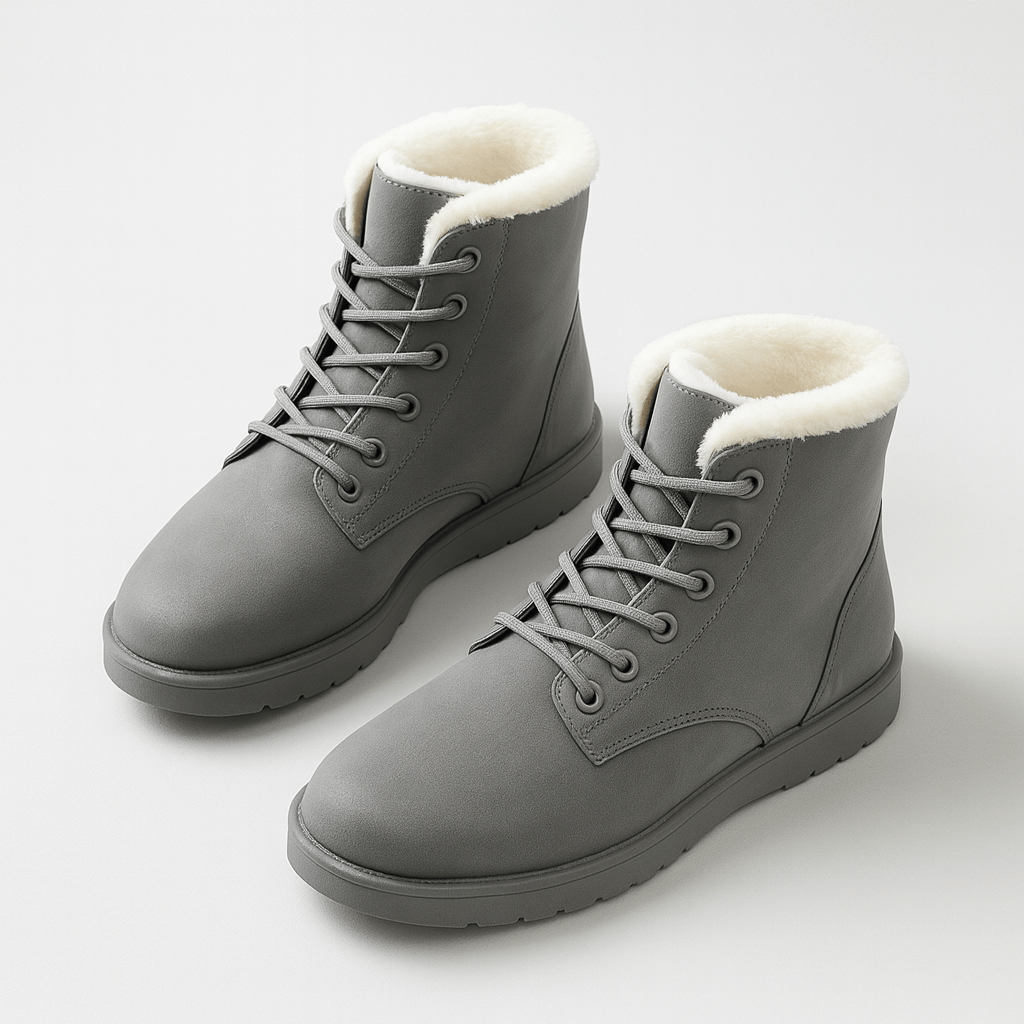 Soviska | Koronkowe buty zimowe z miękką podszewką