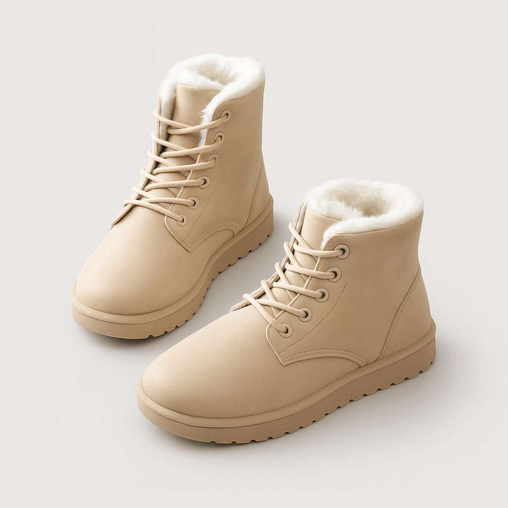 Soviska | Koronkowe buty zimowe z miękką podszewką