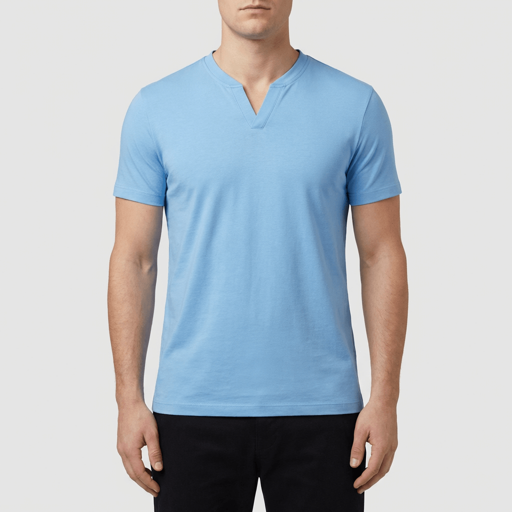 Soviska | Koszulka męska z dekoltem w serek