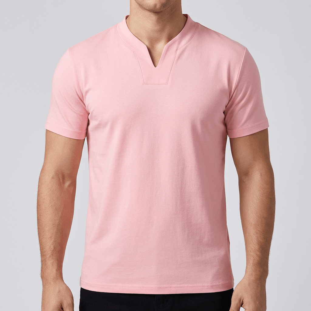 Soviska | Koszulka męska z dekoltem w serek