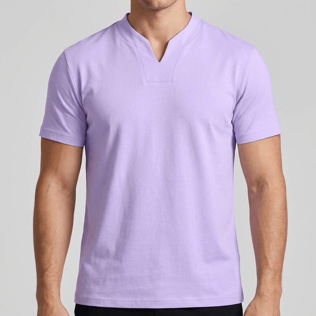 Soviska | Koszulka męska z dekoltem w serek