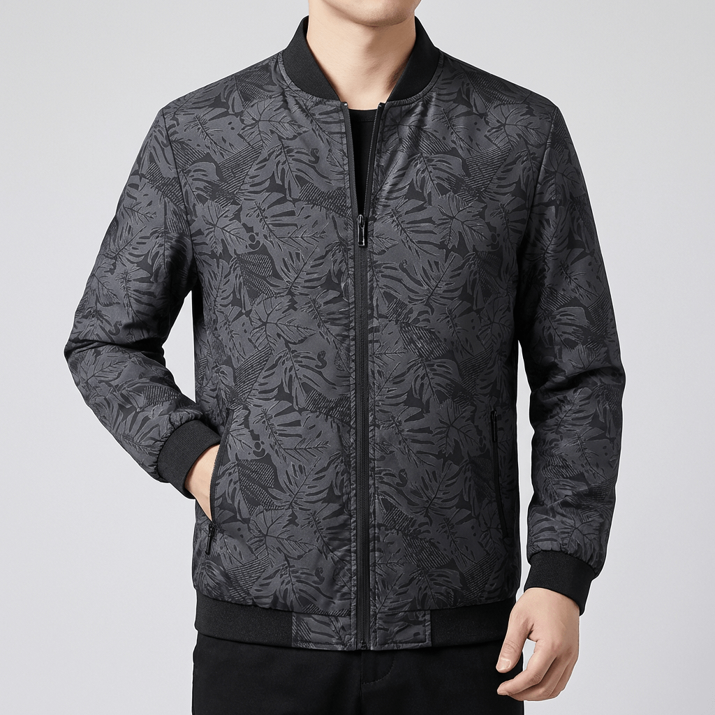 Soviska | Kurtka przejściowa męska – lekka bomberka z unikalnym nadrukiem