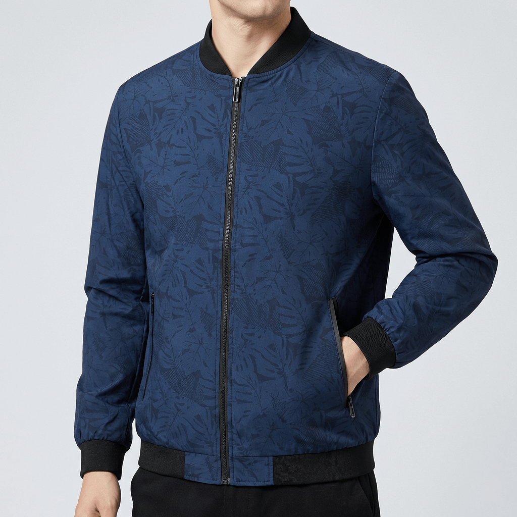 Soviska | Kurtka przejściowa męska – lekka bomberka z unikalnym nadrukiem