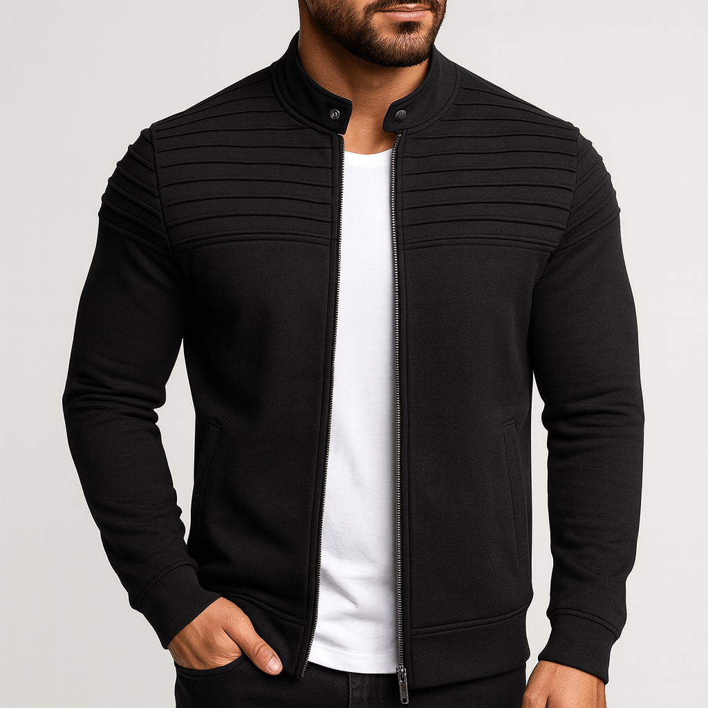 Soviska | Kurtka przejściowa w dopasowanym kroju z klapą