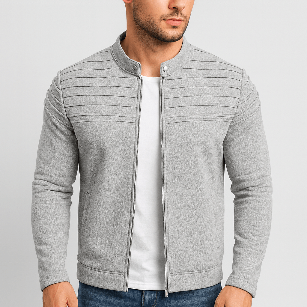 Soviska | Kurtka przejściowa w dopasowanym kroju z klapą