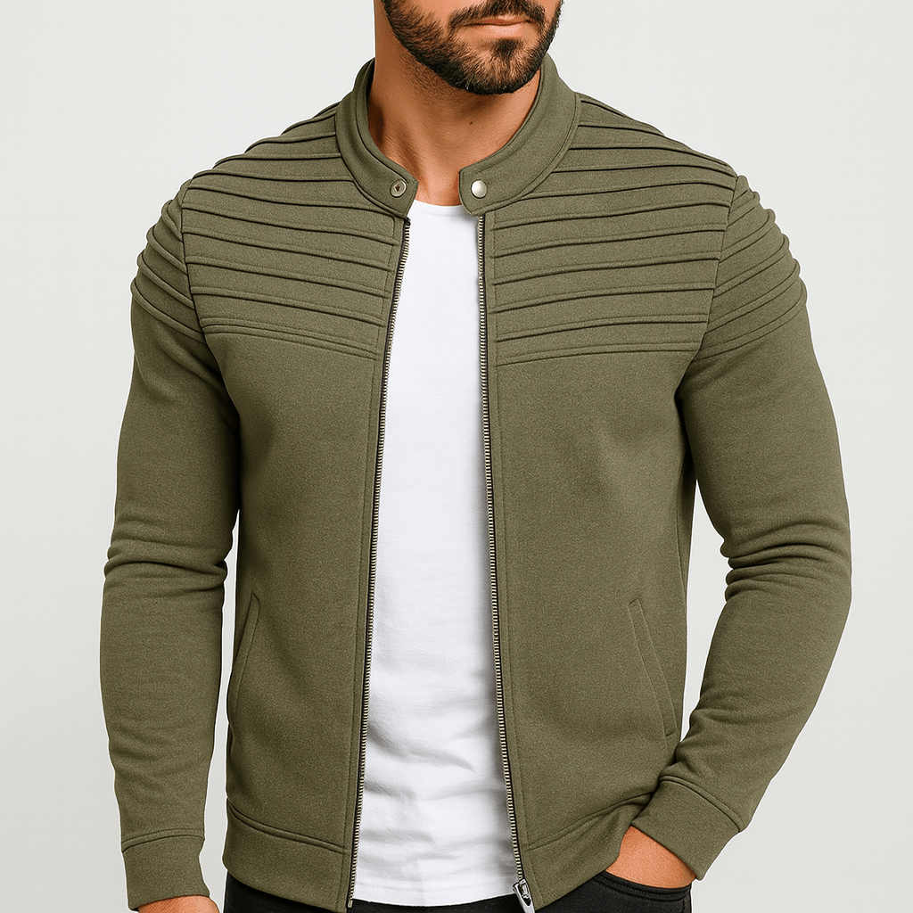 Soviska | Kurtka przejściowa w dopasowanym kroju z klapą