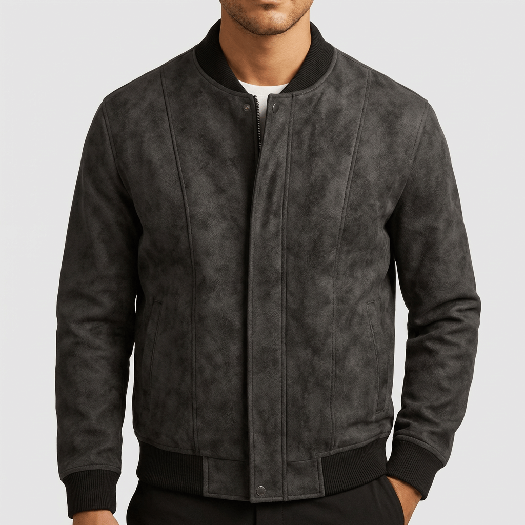 Soviska | Kurtka z teksturowanej skóry