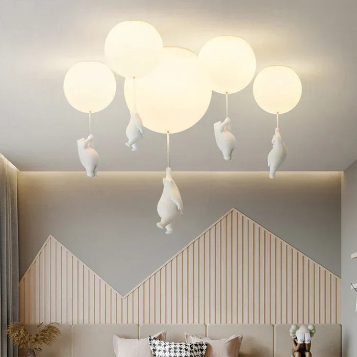 Soviska | Lampa sufitowa dziecięca LED – miś