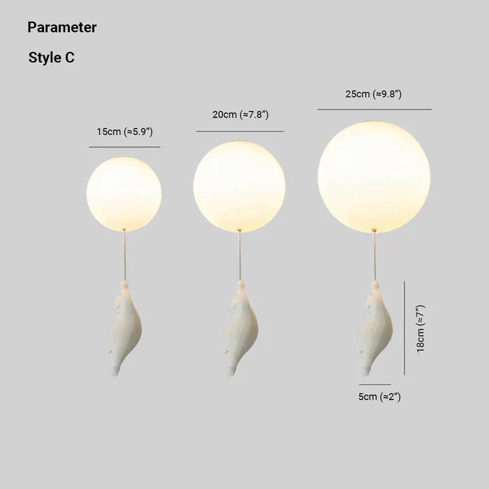 Soviska | Lampa sufitowa dziecięca LED – miś