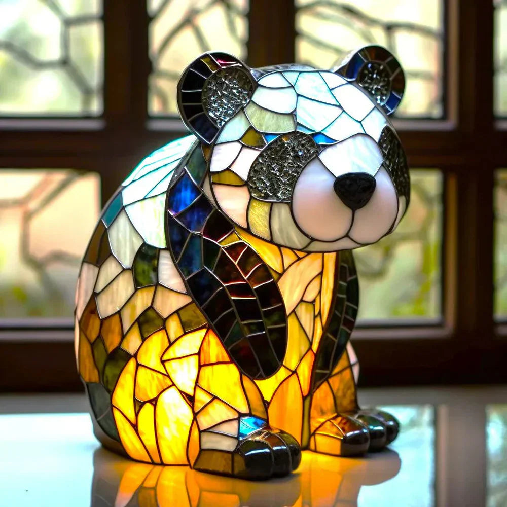 Soviska | Lampa witrażowa – zwierzęta