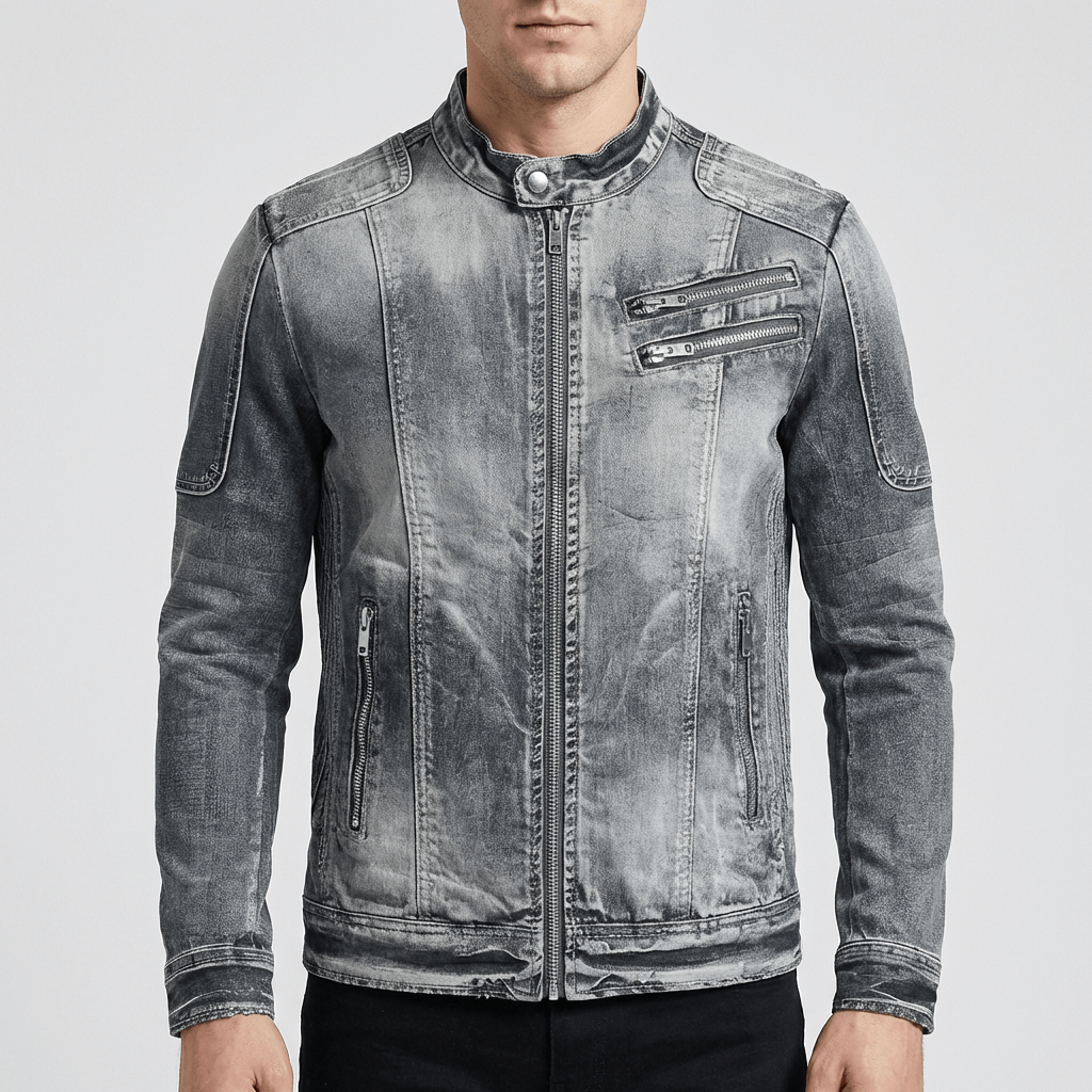 Soviska | Lekka dżinsowa kurtka w stylu retro