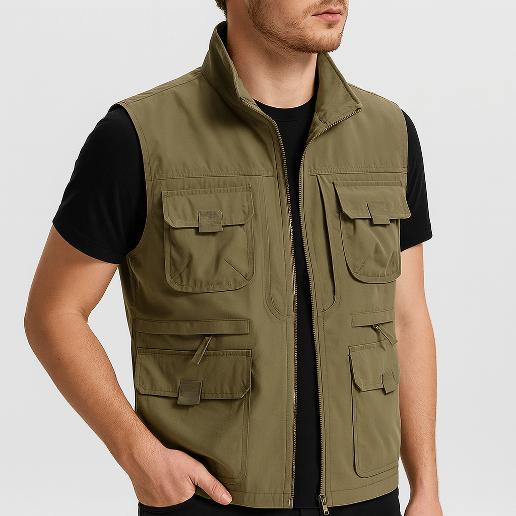 Soviska | Lekka kamizelka outdoorowa z kieszeniami