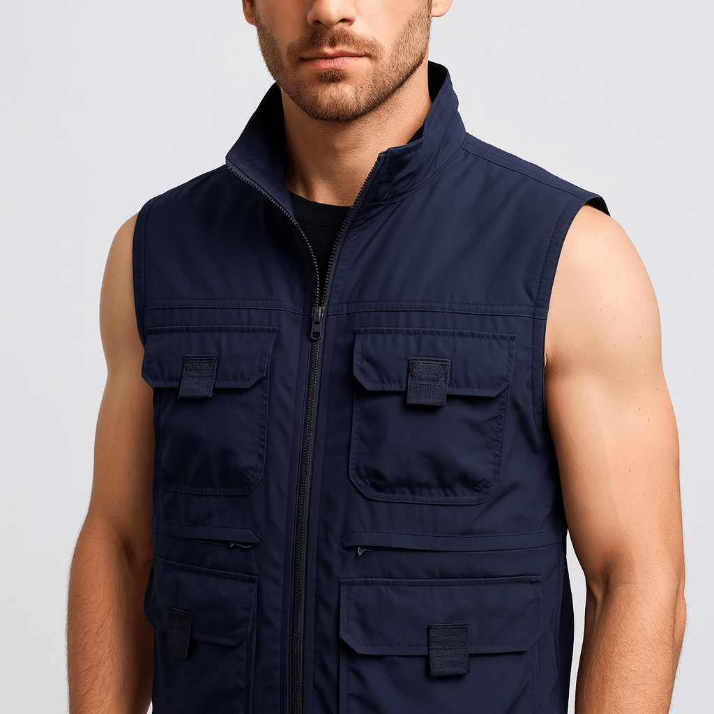 Soviska | Lekka kamizelka outdoorowa z kieszeniami