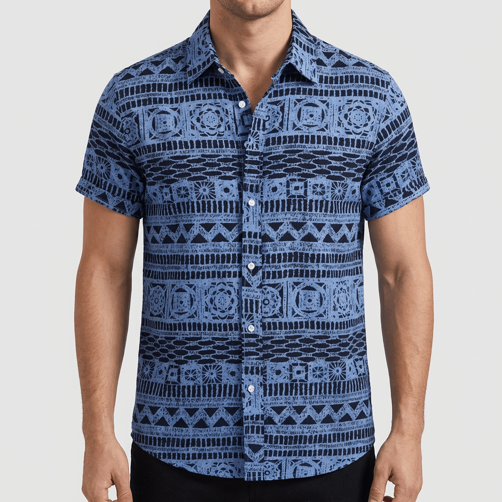 Soviska | Lekką koszula casual z klasycznym kołnierzykiem