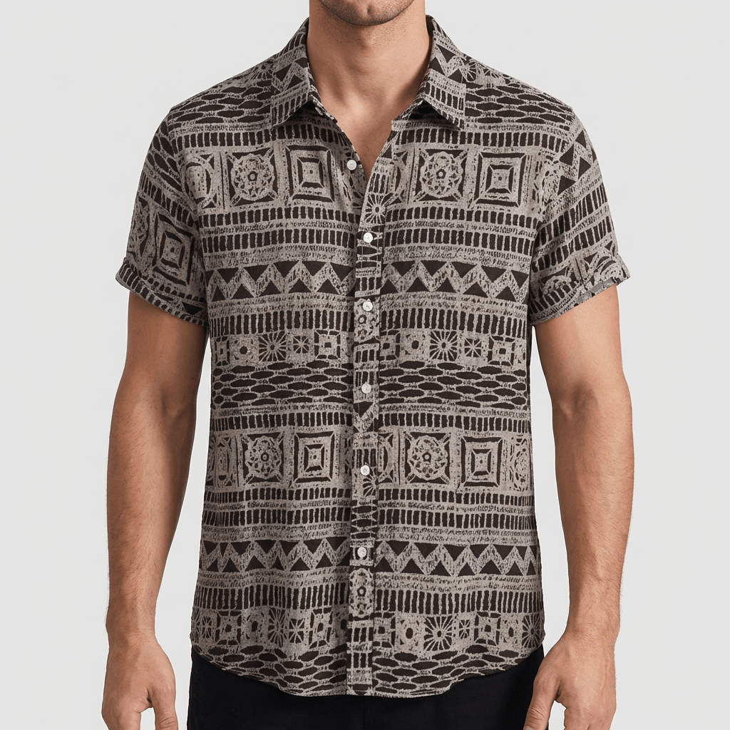 Soviska | Lekką koszula casual z klasycznym kołnierzykiem