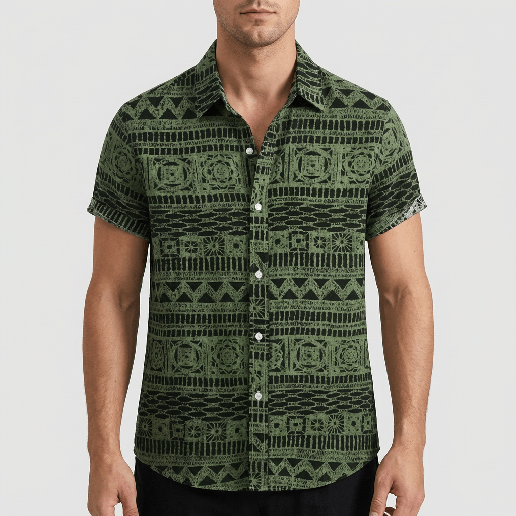 Soviska | Lekką koszula casual z klasycznym kołnierzykiem