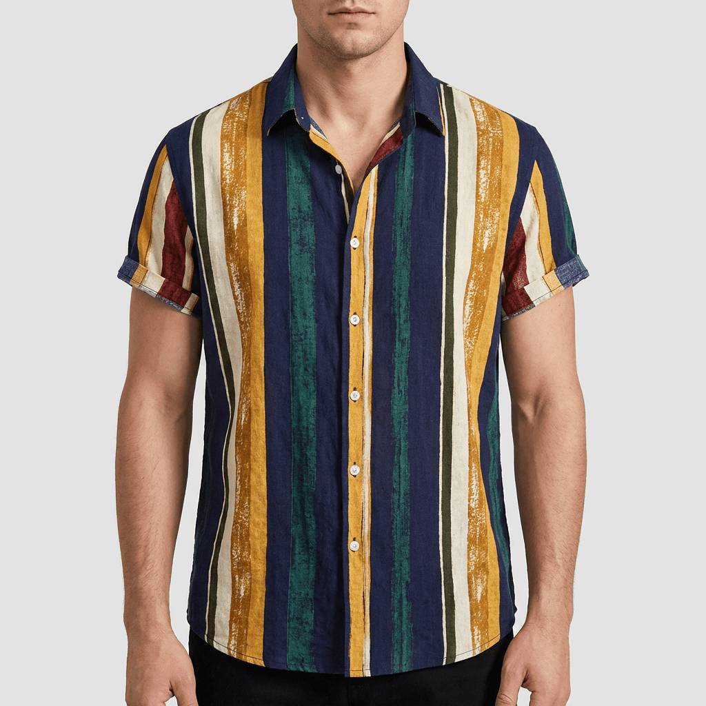 Soviska | Lekka koszula codzienna z klasycznym kołnierzykiem