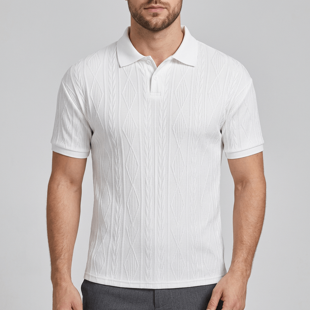 Soviska | Lekka koszula polo z guzikami